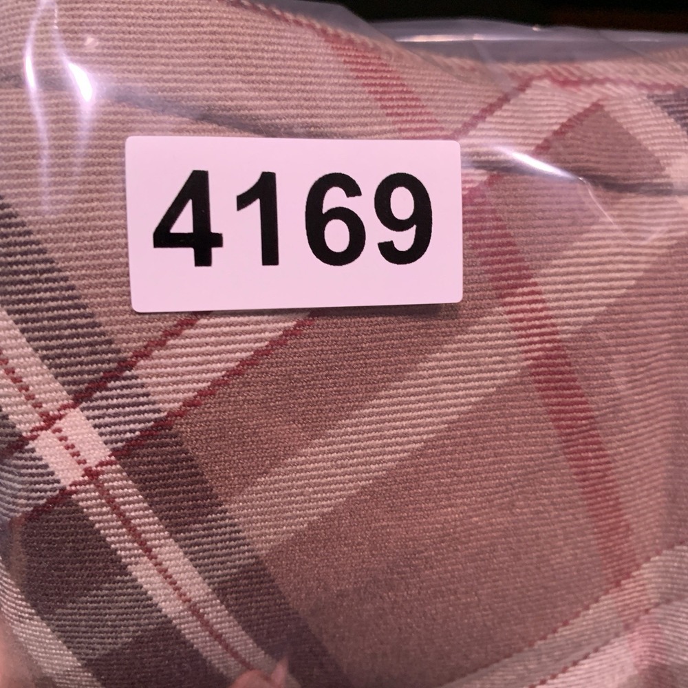 Womens Bias Tartan Plaid Midi Skirt Sz 14 Brown Academia Countryside Heritage - Picture 11 of 11